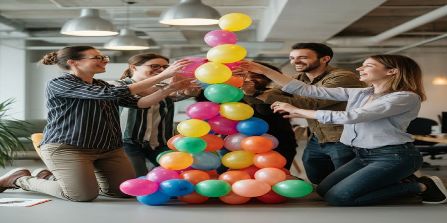 Balloon Pyramid Activity