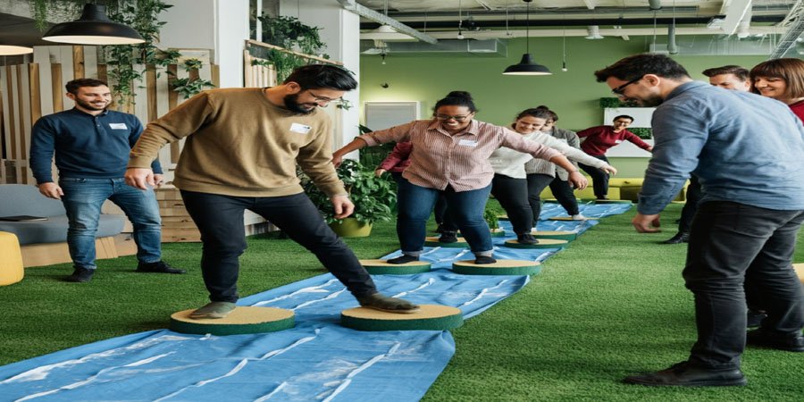 Crossing the River Activity for Teams