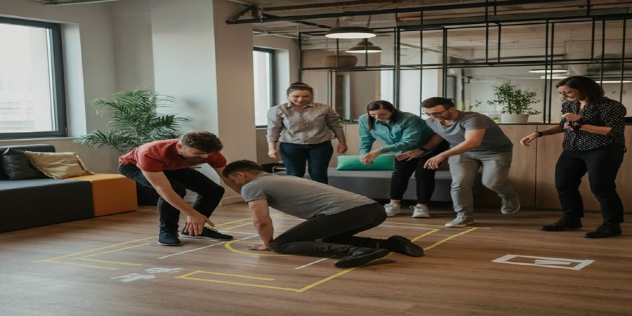 Shrinking Vessel Game for Teams