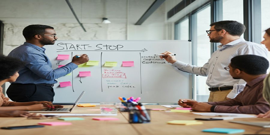 Start Stop Continue Exercise for Teams